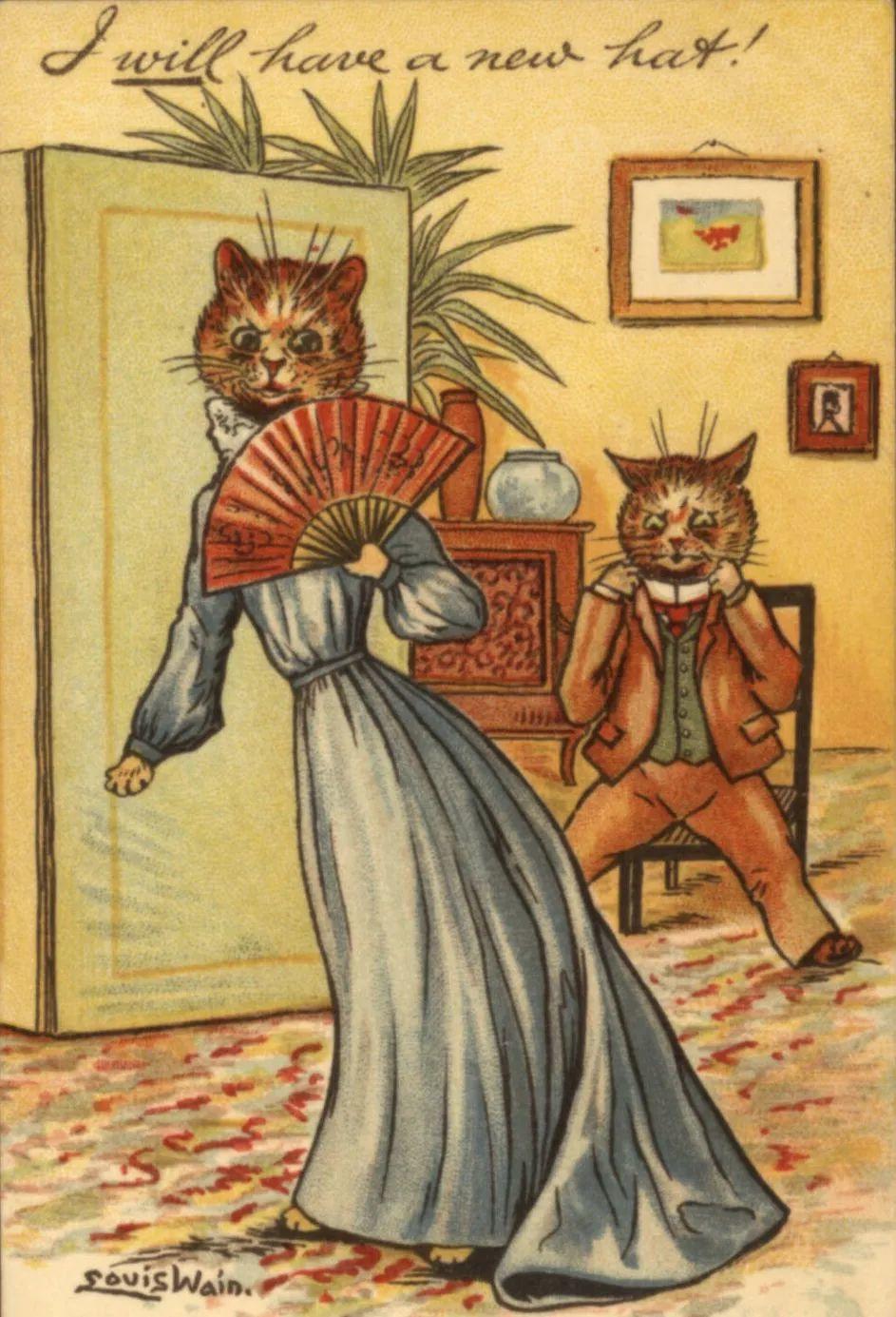 维多利亚时代的猫痴艺术家